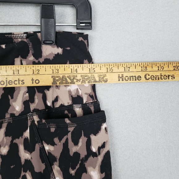 Livi Plus Size 14/16 Animal Print 7/8 Leggings Cheetah Leopard Workout Gym Yoga - Picture 7 of 9